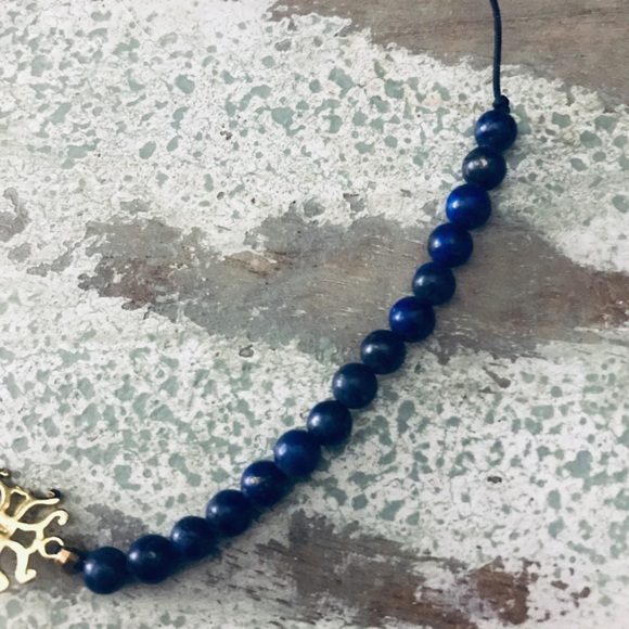 Rustic Cuff Waverly Stone Slider - Navy - Picture 5 of 5